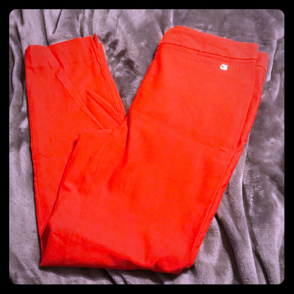 Calvin Klein Bright Orange/Red Pant Size 10